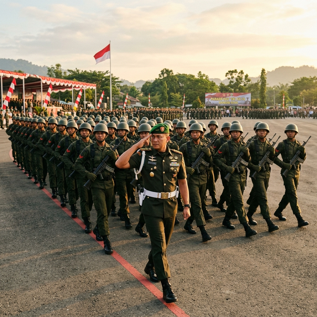 Komando Distrik Militer Kerinci pimpin apel gelar pasukan pengamanan wilayah