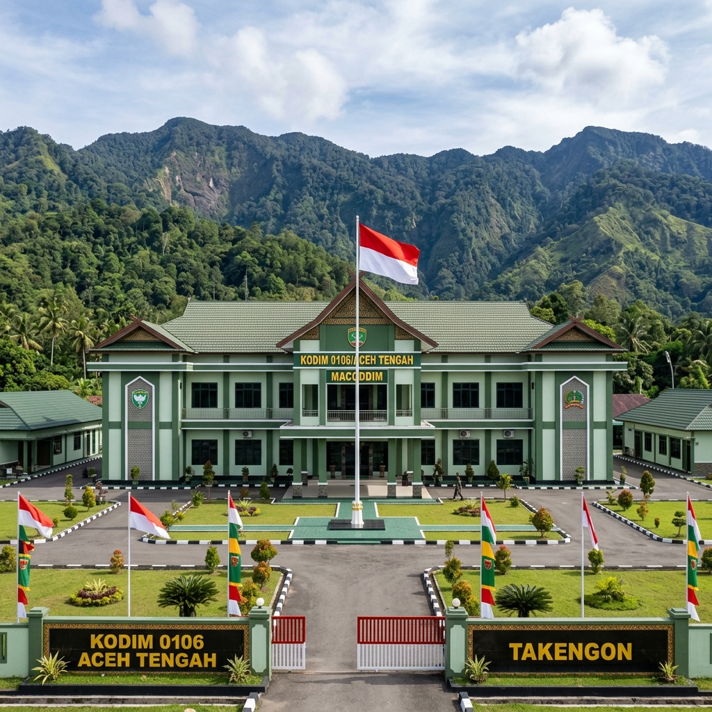 Markas Komando Komando Distrik Militer Kerinci di Takengon